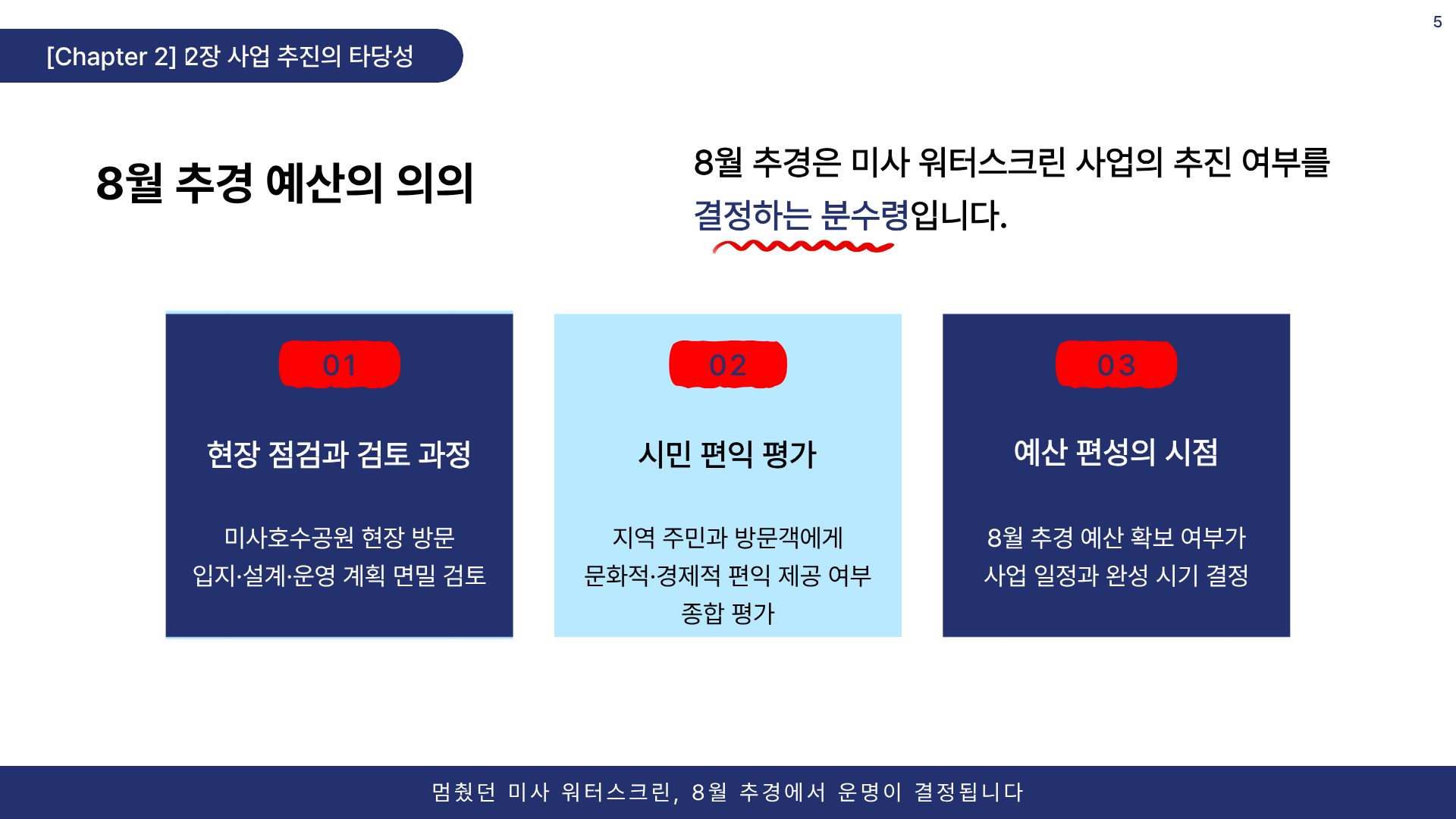 미사 워터스크린 프로젝트 5