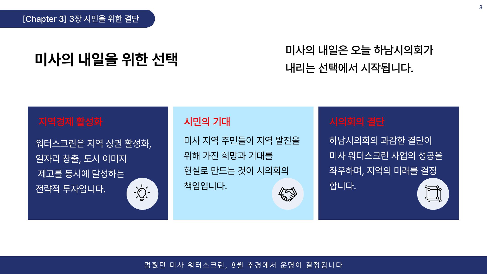 미사 워터스크린 프로젝트 8